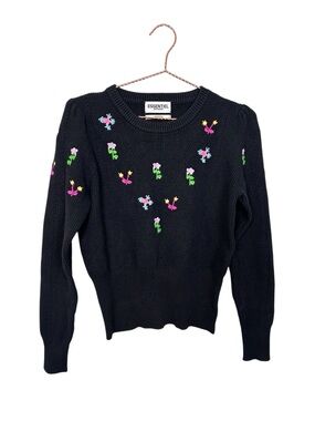 Essentiel Antwerp Floral Embroidered Sweater